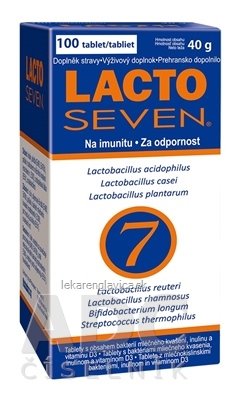 LACTOSEVEN TBL 1X50 KS