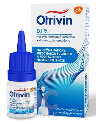 OTRIVIN 0,1 % Nosový sprej 1 MG/10 ML