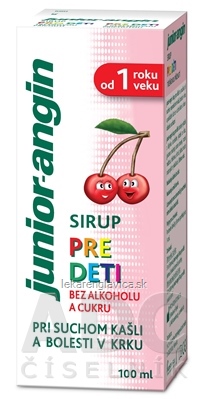 JUNIOR-ANGIN SIRUP PRE DETI 1X100 ML