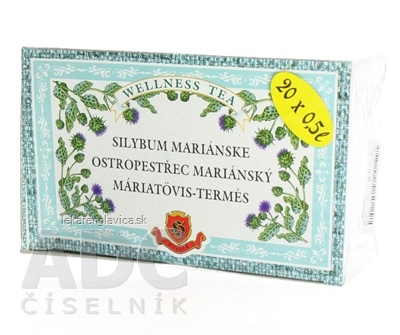 HERBEX SILYBUM MARIANSKE BYLINNÝ ČAJ 20X3 G (60 G)