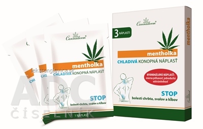 CANNADERM MENTHOLKA NAPLAST 1X3 KS