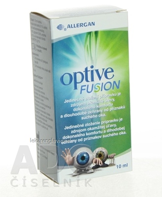 OPTIVE FUSION OCNY ROZTOK 10 ML ZVLHCENIE OKA