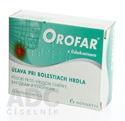 OROFAR PASTILKY 1X24