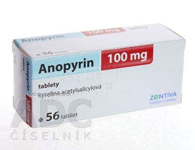 ANOPYRIN 100 MG TABLETY 56X100 MG