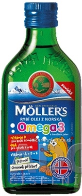 MOLLERS OMEGA 3 RYBI OLEJ OVOCNA AROMA            1X250 ML