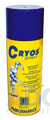 CRYOS SPRAY CHLADIVÝ SPREJ SO SYNTETICKÝM ĽADOM 1X400 ML