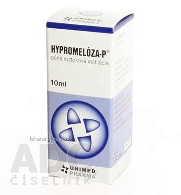 HYPROMELOZA-P ROZTOK NA OČNÚ INSTILÁCIU 1X10ML