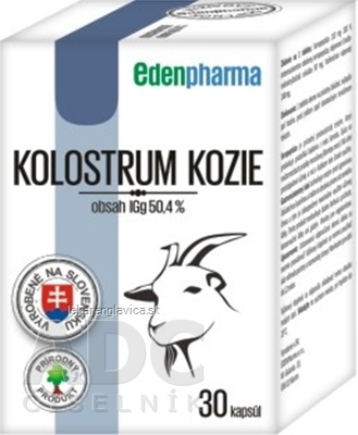 EDENPHARMA KOLOSTRUM KOZIE                         30KS CPS 1X30 KS