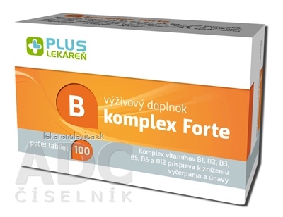 B KOMPLEX FORTE PLUS LEKAREN TABLETY 1X100 KS