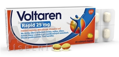 VOLTAREN RAPID 25 MG KAPSULY 1X20 KS