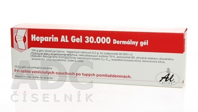 HEPARIN AL GEL 30 000 1X100 G