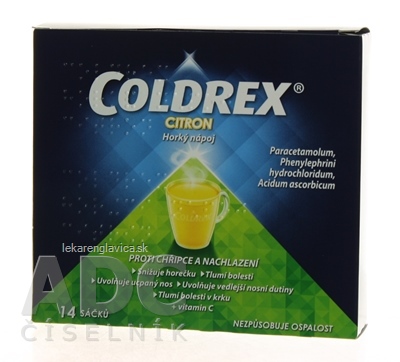 COLDREX HORÚCI NÁPOJ CITRÓN 1X14 KS