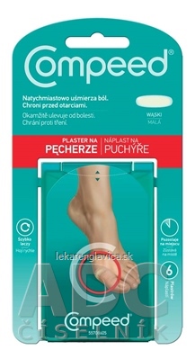 COMPEED BLISTER SMALL MALÁ NÁPLASŤ NA PĽUZGIERE 1X6 KS