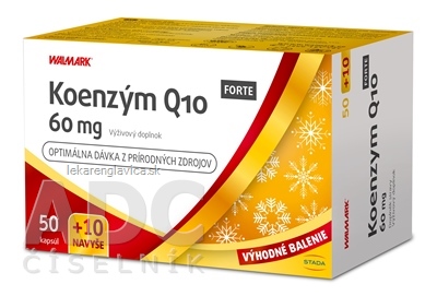 WALMARK KOENZYM Q10 FORTE 60 MG PROMO 2019         60KS CPS 40+20 NAVYSE (60 KS)