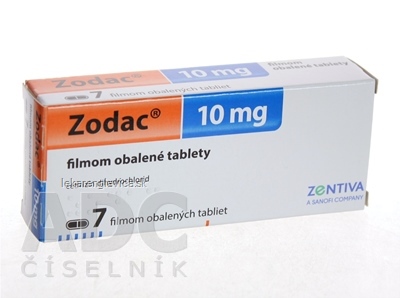 ZODAC TABLETY 10 MG 7 KS