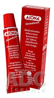 AJONA STOMATICUM ZUBNA PASTA 1X25 ML