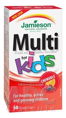 JAMIESON MULTI KIDS WITH IRON TABLETY NA CMULANIE 1X60 KS 