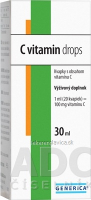 GENERICA C VITAMIN KVAPKY 1X30 ML