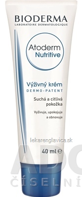 BIODERMA ATODERM NUTRITIVE VÝŽIVNÝ KRÉM NA TVÁR, SUCHÁ PLEŤ 1X40 ML