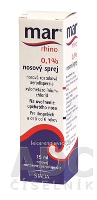 MAR RHINO 0,1% NOSOVÝ SPREJ 1X15 ML