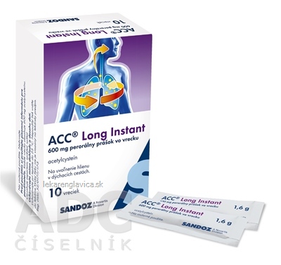 ACC LONG INSTANT PLV POS 10X600 MG (VRE.AL/PAPIER/FOLIA)