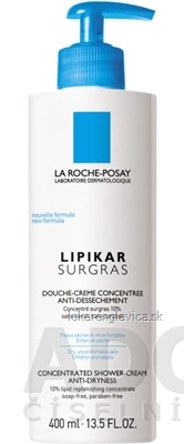 LA ROCHE-POSAY LIPIKAR SURGRAS SPRCHOVÝ GÉL 1X400 ML