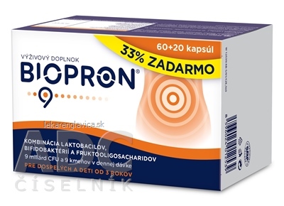 BIOPRON 9                                          KAPSULY 1X80KS