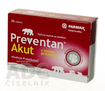 FARMAX PREVENTAN AKUT NOVA PRICHUT TABLETY 1X30 KS