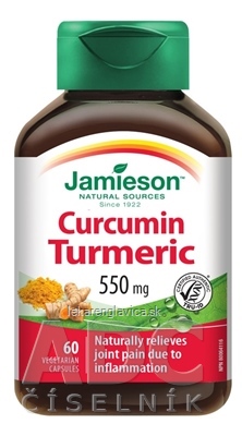 JAMIESON CURCUMIN TURMERIC 550MG  KAPSULY 1X60 KS