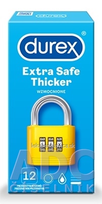 DUREX EXTRA SAFE KONDOM 1X12 KS