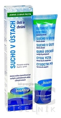 BIOXTRA SUCHO V USTACH 50ML ZUBNA PASTA JEMNA 1X50 ML