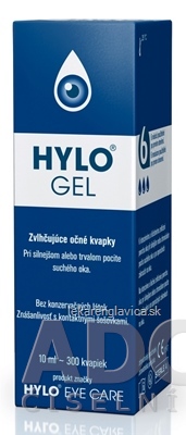 HYLO-GEL OČNÉ KVAPKY GTT OPH 1X10 ML