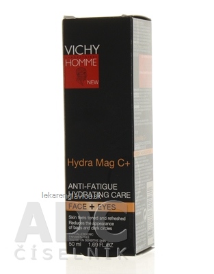 VICHY HOMME HYDRA MAG C+ POSILŇUJÚCI KRÉM PRE MUŽOV 1X50 ML