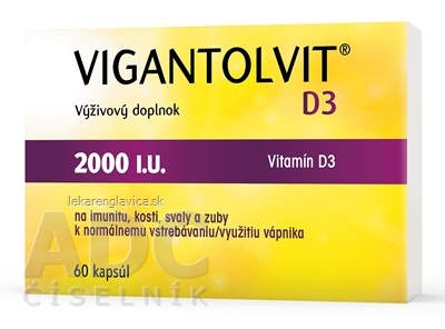 VIGANTOLVIT D3 2000 IU                             KAPSULY 1X60 KS