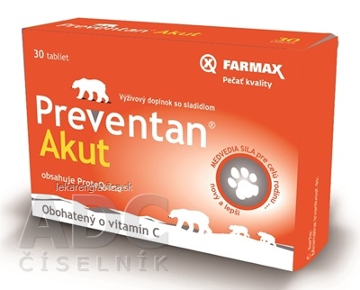 FARMAX PREVENTAN AKUT  TABLETY 1X30 KS