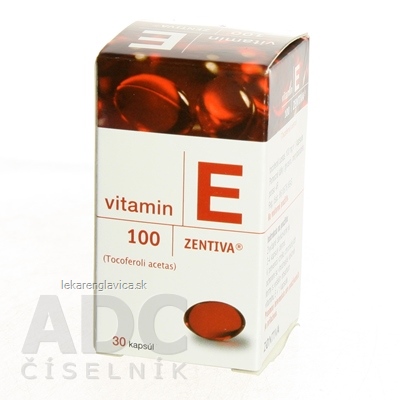 VITAMIN E 100 MG ZENTIVA 1X30 KS