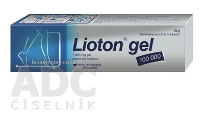 LIOTON GEL 100 000 1X50 G