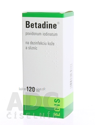 BETADINE DEZINFEKČNÝ ROZTOK 100 MG/ML 1X120 ML