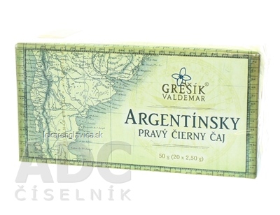 GRESIK ARGENTINSKY CIERNY CAJ  20X2.5G