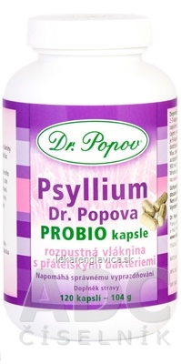 DR. POPOV PSYLLIUM PROBIO                          1X120 KS