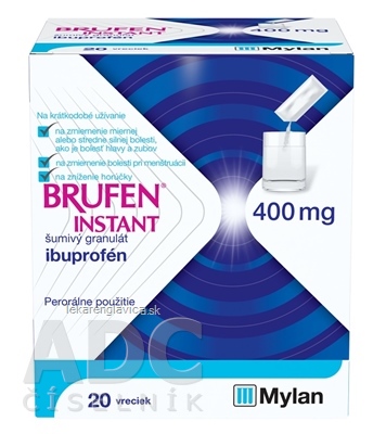 BRUFEN INSTANT 400 MG ŠUMIVÝ GRANULÁT 1X20 VREC