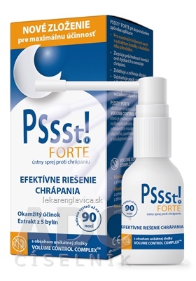 PSSST! FORTE USTNY SPREJ PROTI CHRAPANIU           1X25 ML