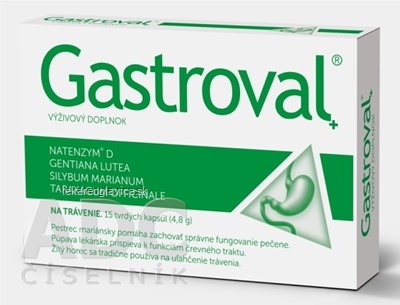GASTROVAL PLUS KAPSULY 1X15 KS