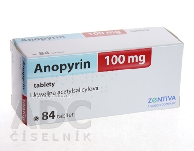 ANOPYRIN 100 MG TABLETY 84X100 MG