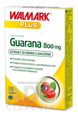 WA GUARANA 800 MG        1X30 KS