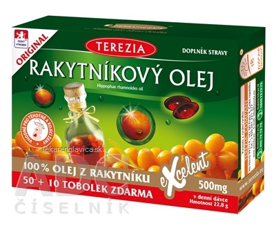 TEREZIA COMPANY RAKYTNÍKOVÝ OLEJ KAPSULY 60 KS