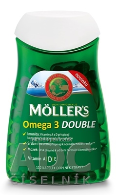MOLLERS OMEGA 3 DOUBLE                            KAPSULY 1X112 KS