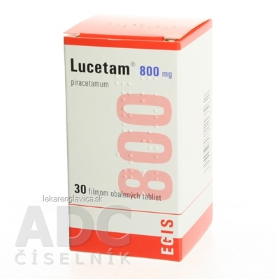 LUCETAM 800 MG TABLETY 1X30 KS