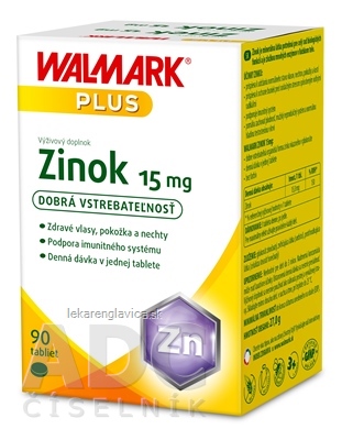 WALMARK ZINOK 15 MG                                90KS TBL