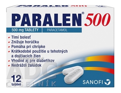 PARALEN 500mg tablety 1X12 KS